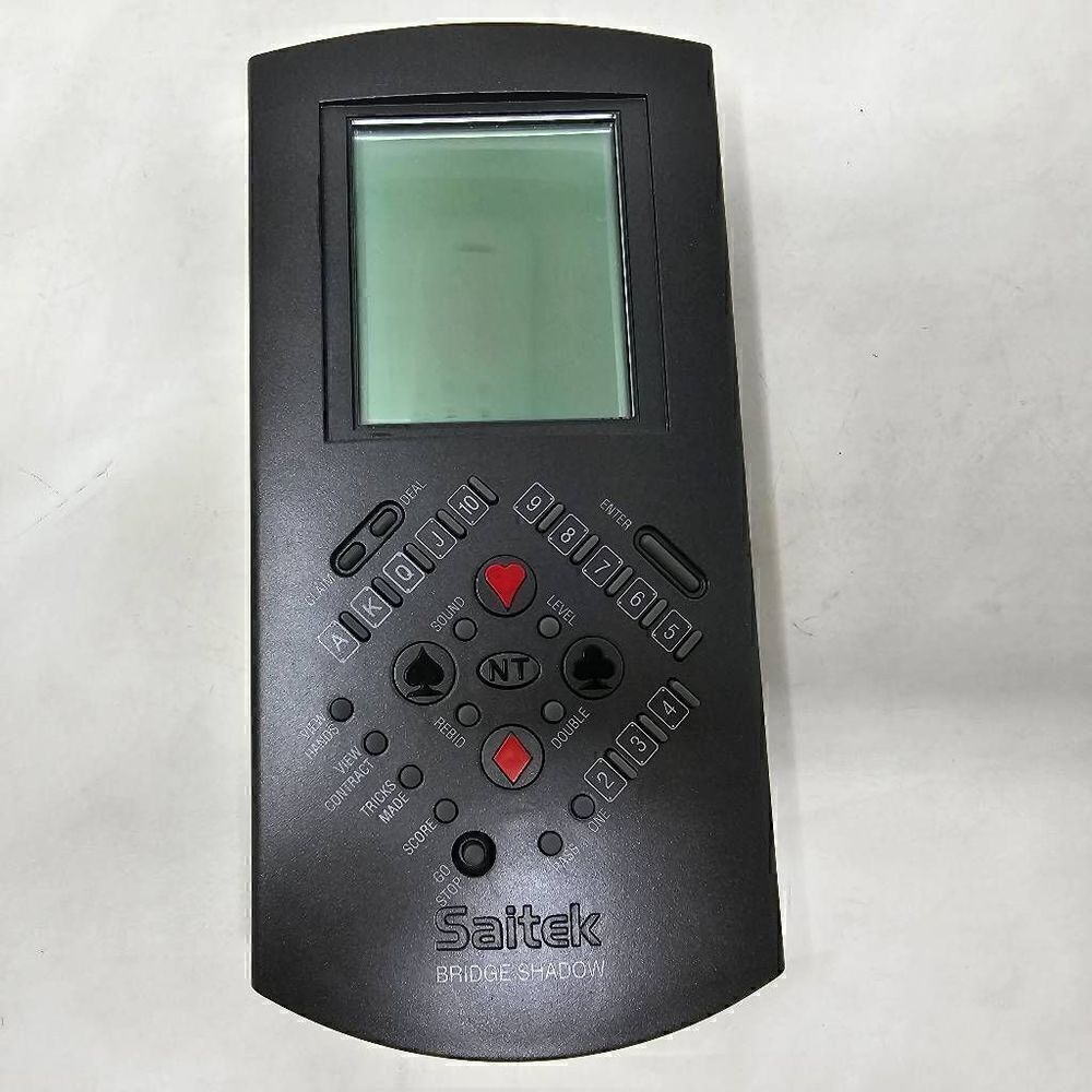SAITEK BRIDGE SHADOW HANDHELD ELECTRONIC BRIDGE CARD GAME